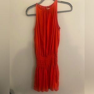 DO+BE smocked waist red mini dress